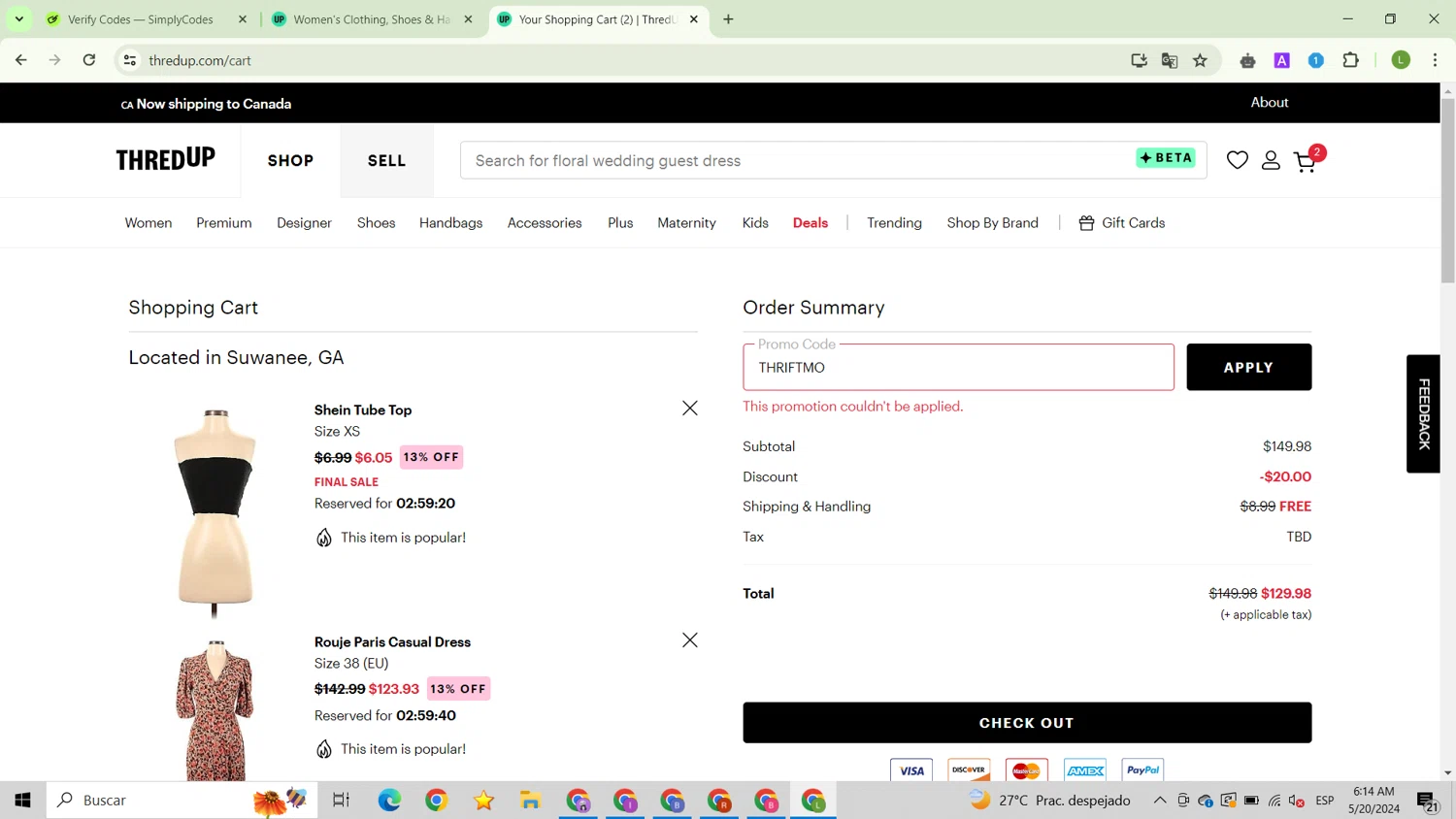 thredUP Promo Codes 70 Off May 2024