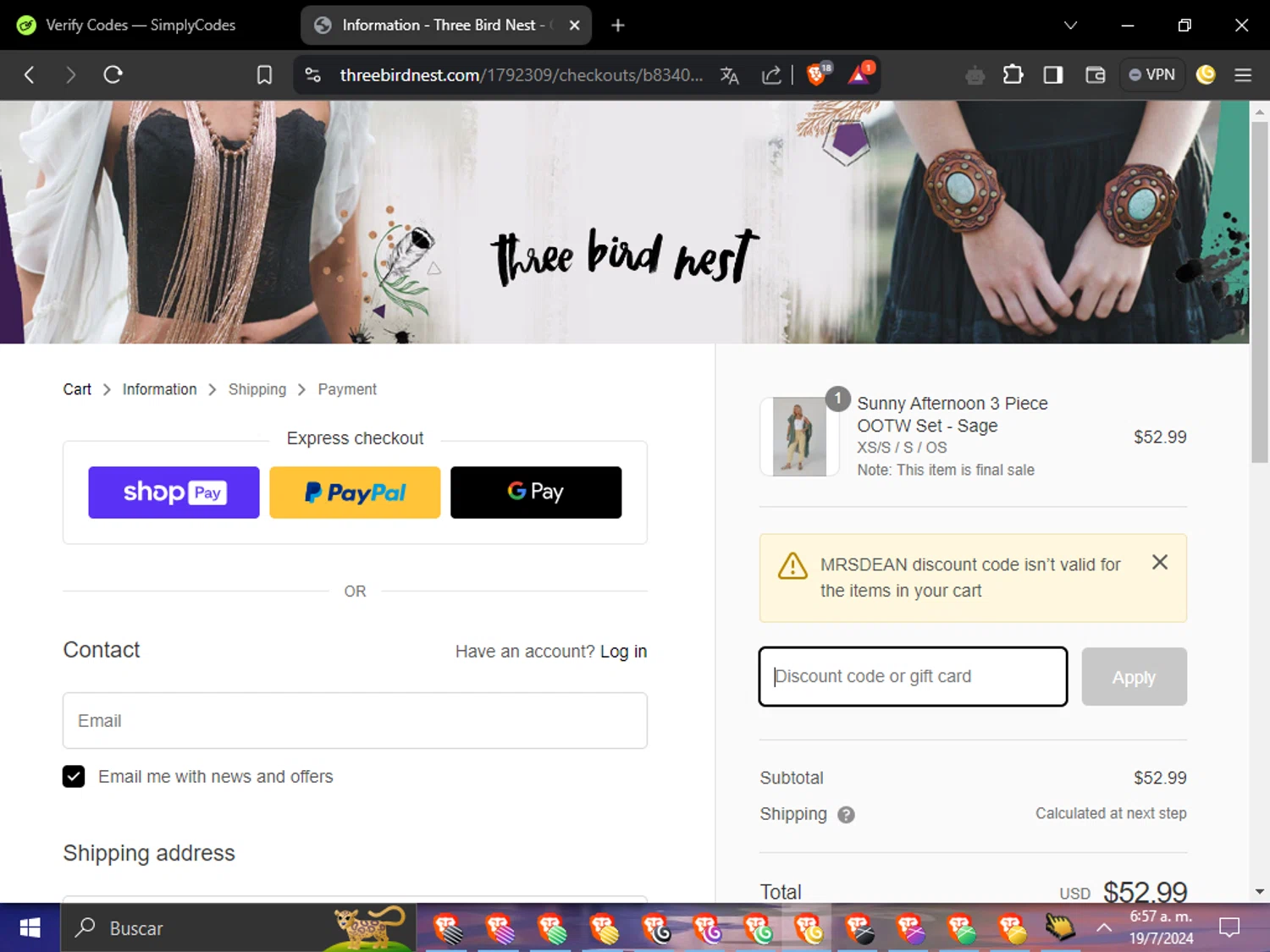 Three Bird Nest Promo Codes - 50% Off | July 2024