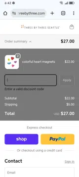 IHEARTU30 coupon verification screenshot