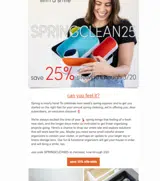 SPRINGCLEAN25 coupon verification screenshot