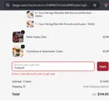 Turkey20 coupon verification screenshot