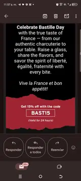 Bast15 coupon verification screenshot