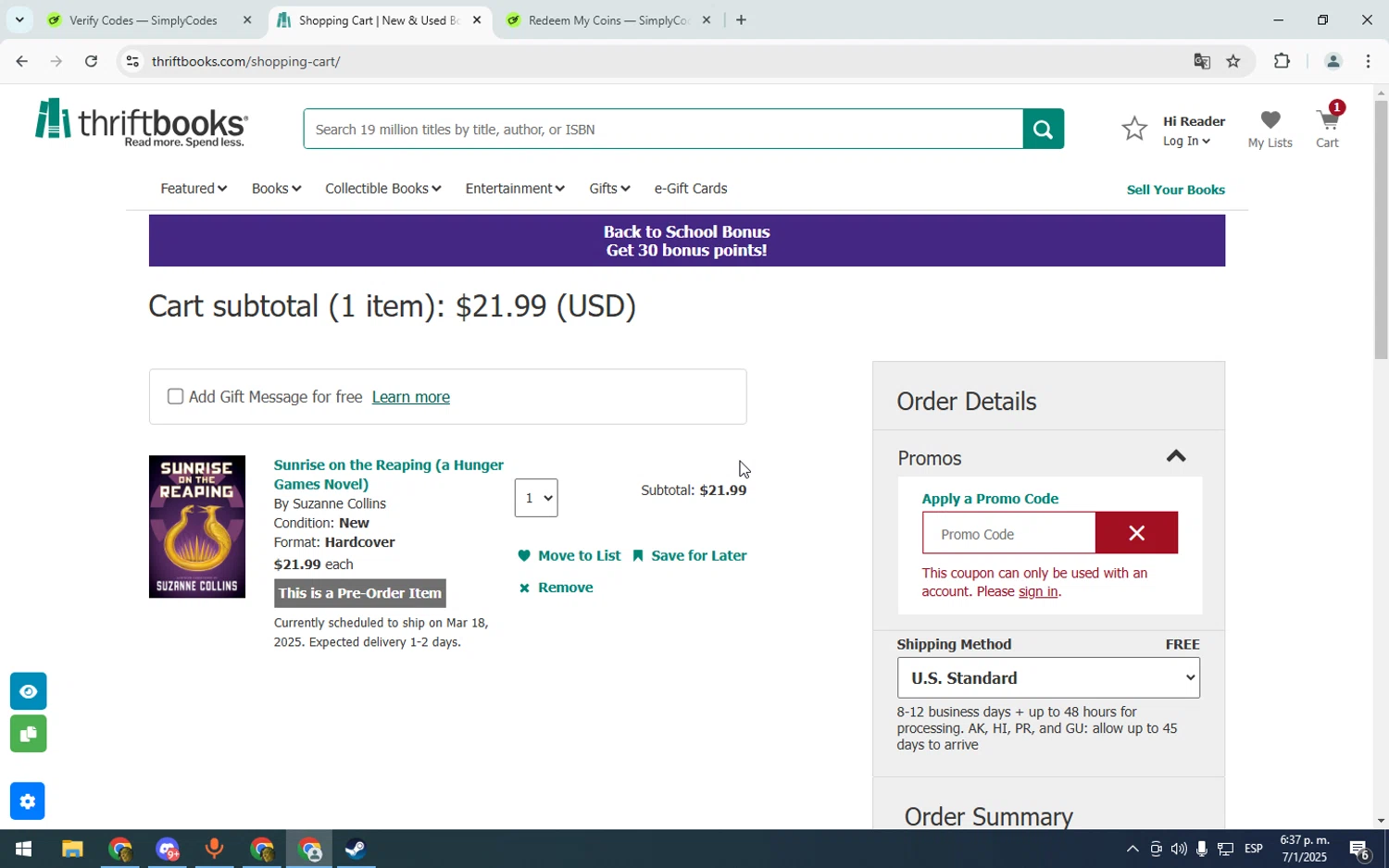 Thriftbooks Promo Codes (20 Verified) - $30 Off Jan 2025