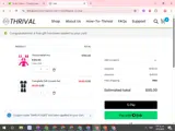 Thrival Muscle Recovery coupon verification screenshot