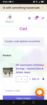 faith coupon verification screenshot