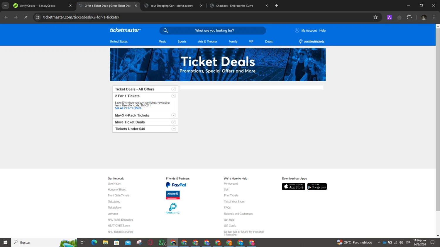 Ticketmaster Promo Codes 50 Off September 2024