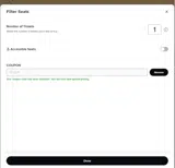 20BLUE coupon verification screenshot