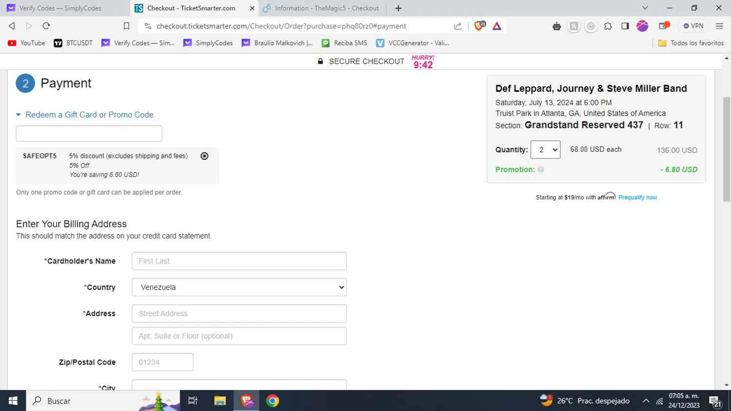 TicketSmarter Coupons 10 Off Promo Codes in August 2024 SimplyCodes