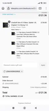 JONAIVERRODRIGE coupon verification screenshot
