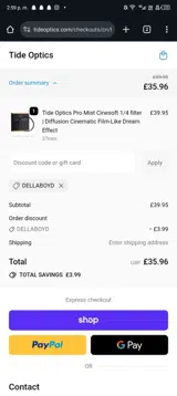 DELLABOYD coupon verification screenshot