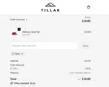 TREG coupon verification screenshot