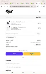 Tilt Beauty coupon verification screenshot