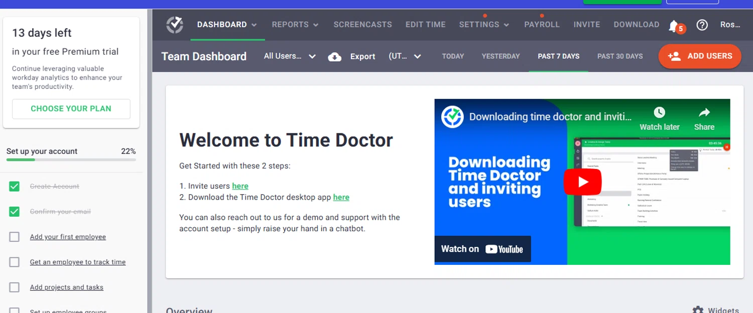 Time Doctor checkout page showing Time Doctor discount code box | Screenshot taken by SimplyCodes community member on Feb 13, 2025