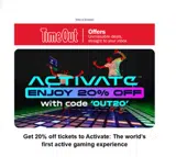 OUT20 coupon verification screenshot