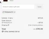 Time Resistance coupon verification screenshot