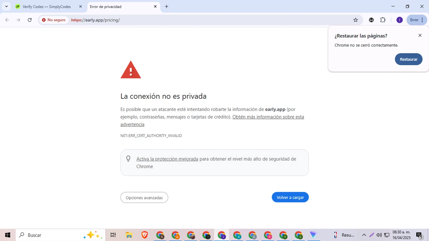 Timeular promo code screenshot showing code G230 applied at Timeular checkout page. Uploaded by SimplyCodes community member BudgetSentinel4673 on Apr 16, 2025