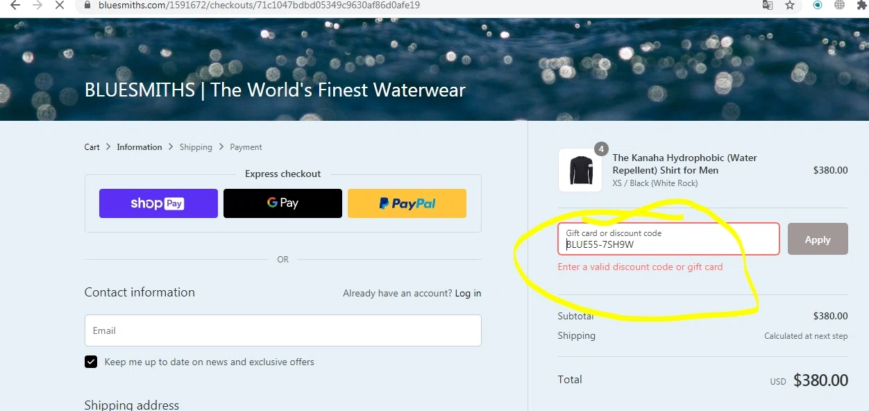 Ting checkout page showing Ting coupon code box | Screenshot taken by SimplyCodes community member on Jan 7, 2021