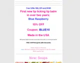 BLUE15 coupon verification screenshot