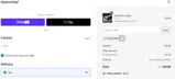 WELCOME10 coupon verification screenshot