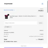 TINY10 coupon verification screenshot