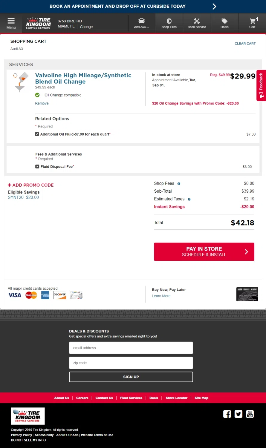how to use Tire Kingdom coupons