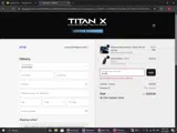 TITAN X coupon verification screenshot