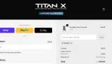 TITAN X coupon verification screenshot