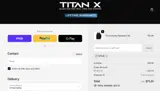 TITAN X coupon verification screenshot