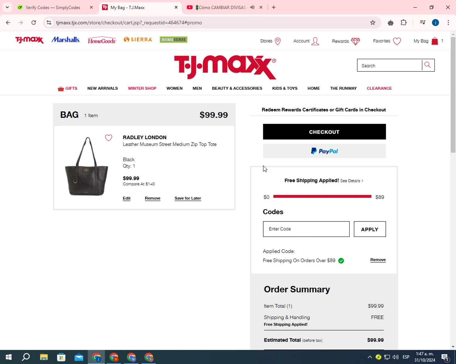 T.J. Maxx Coupons - $59 Off | November 2024