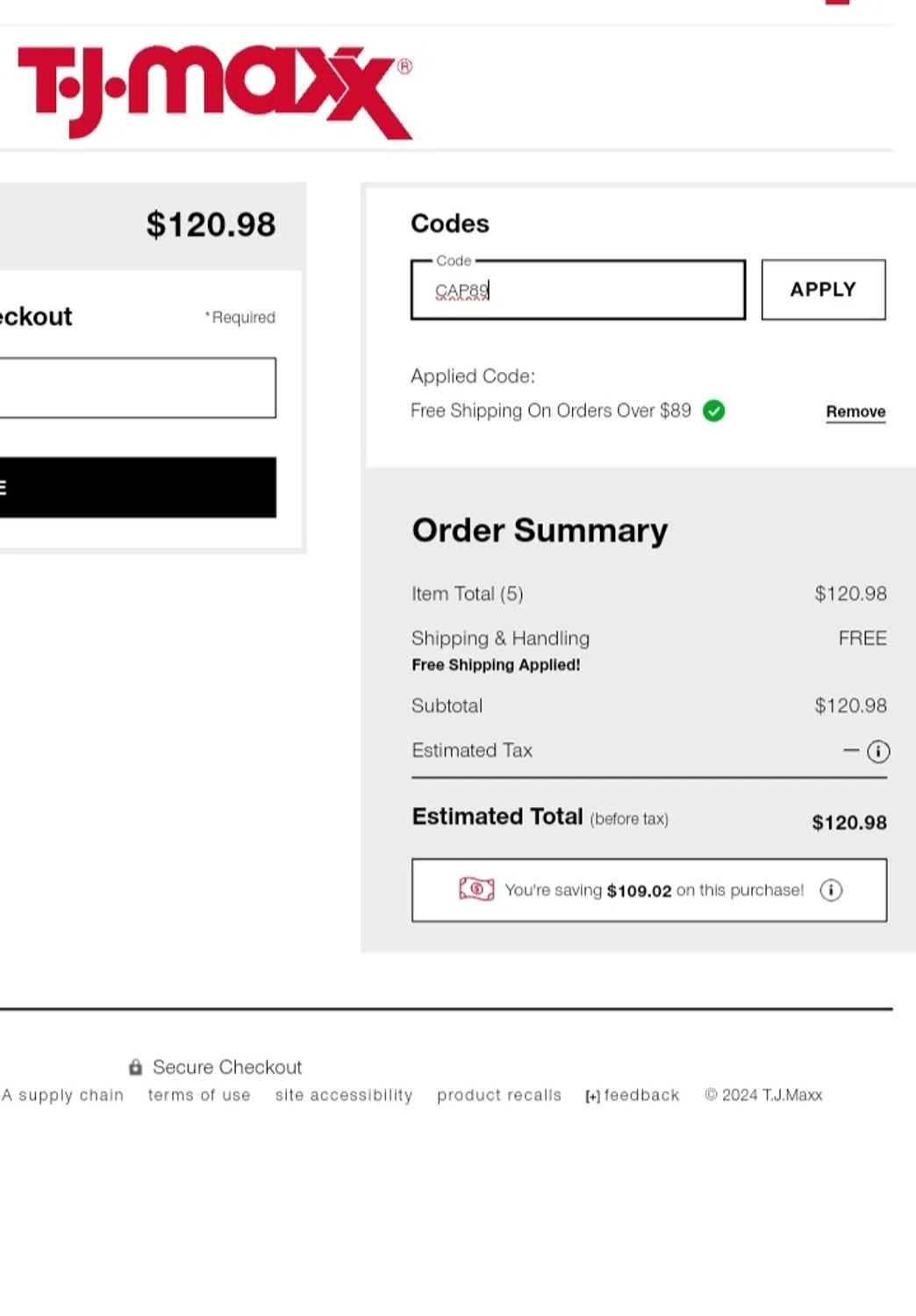 T.J. Maxx Coupons 59 Off September 2024