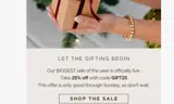 gift25 coupon verification screenshot