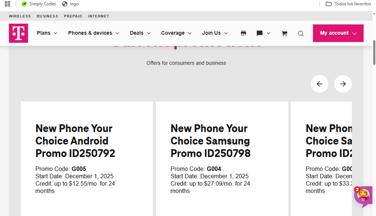 T-Mobile Promo Codes - $10 Off (3 Verified) Jan 2026