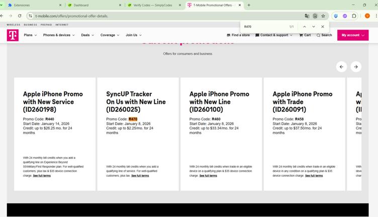 T-Mobile Promo Codes - $25 Off (3 Verified) Mar 2026