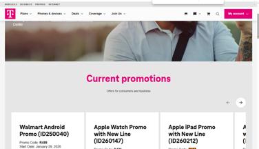 T-Mobile Promo Codes - $25 Off (3 Verified) Mar 2026