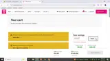 T-Mobile Fiber coupon verification screenshot