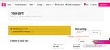 T-Mobile Fiber coupon verification screenshot