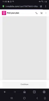 T-Mobile Fiber coupon verification screenshot