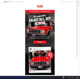 TRADE15 coupon verification screenshot