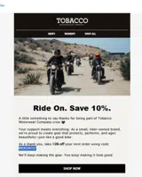 RIDEON10 coupon verification screenshot