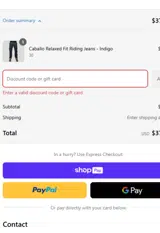 RIDEON10 coupon verification screenshot