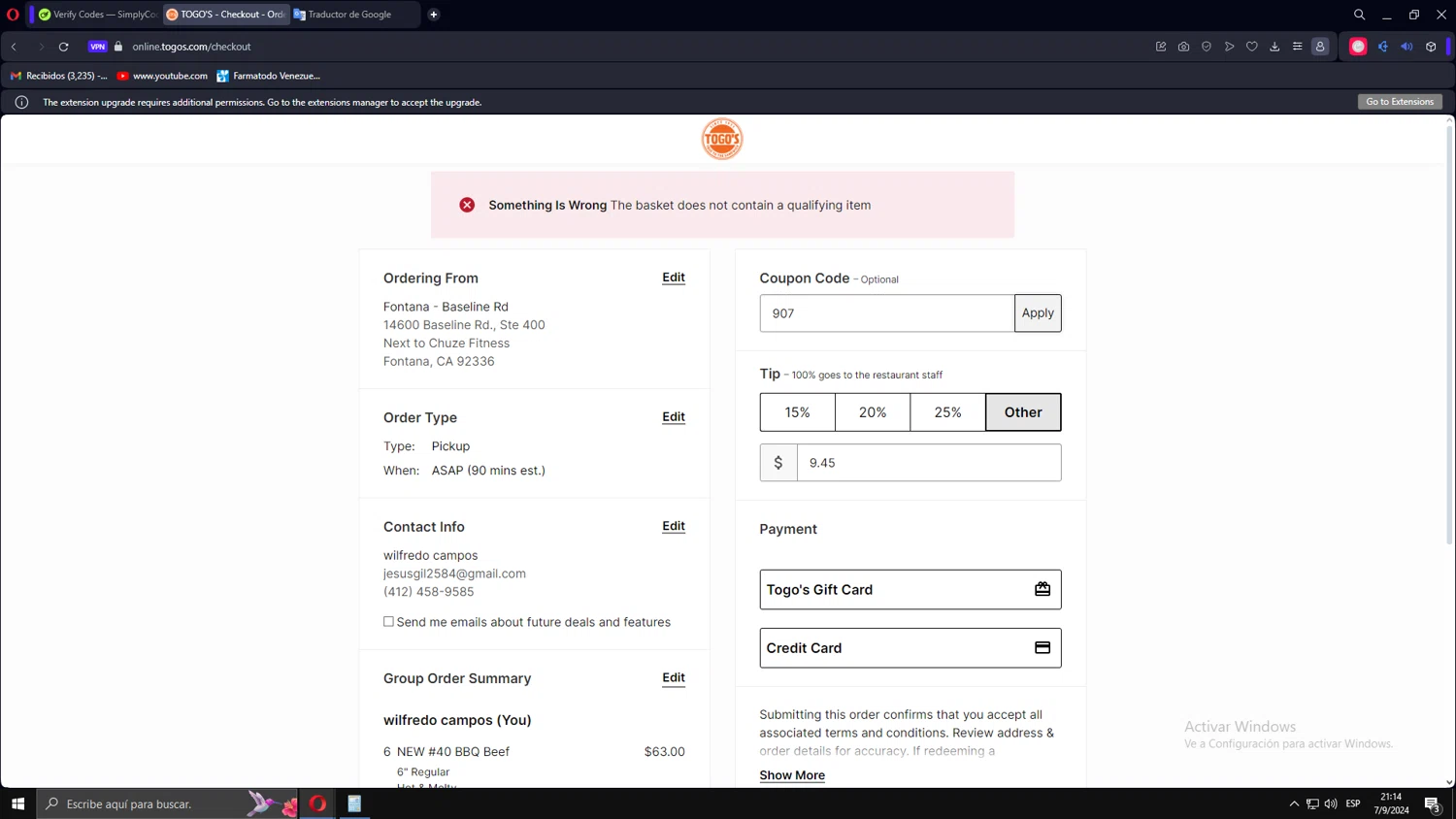 Togo's Coupons - $5 Off | January 2025