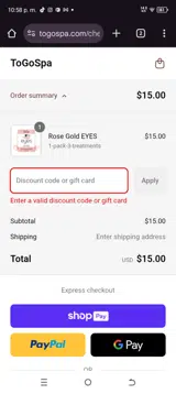 happybirthdaynaj coupon verification screenshot
