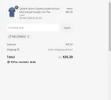 WELCOME20 coupon verification screenshot