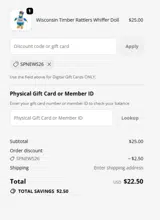 SPNEWS26 coupon verification screenshot