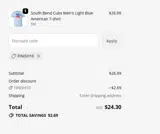 FINISH10 coupon verification screenshot