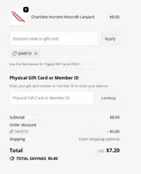 SAVE10 coupon verification screenshot