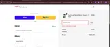 Tombow coupon verification screenshot