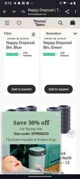 Spring30 coupon verification screenshot