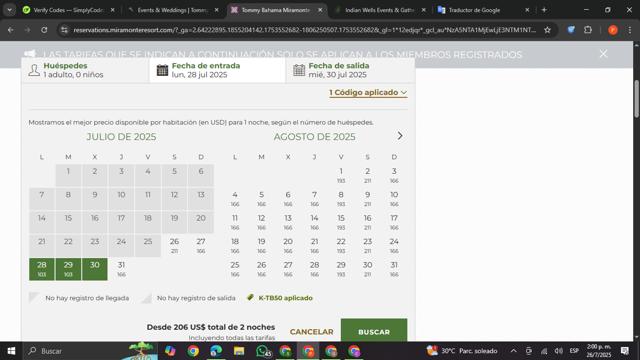 Tommy Bahama checkout page showing Tommy Bahama promo code box | Screenshot taken by SimplyCodes community member on Jul 26, 2025