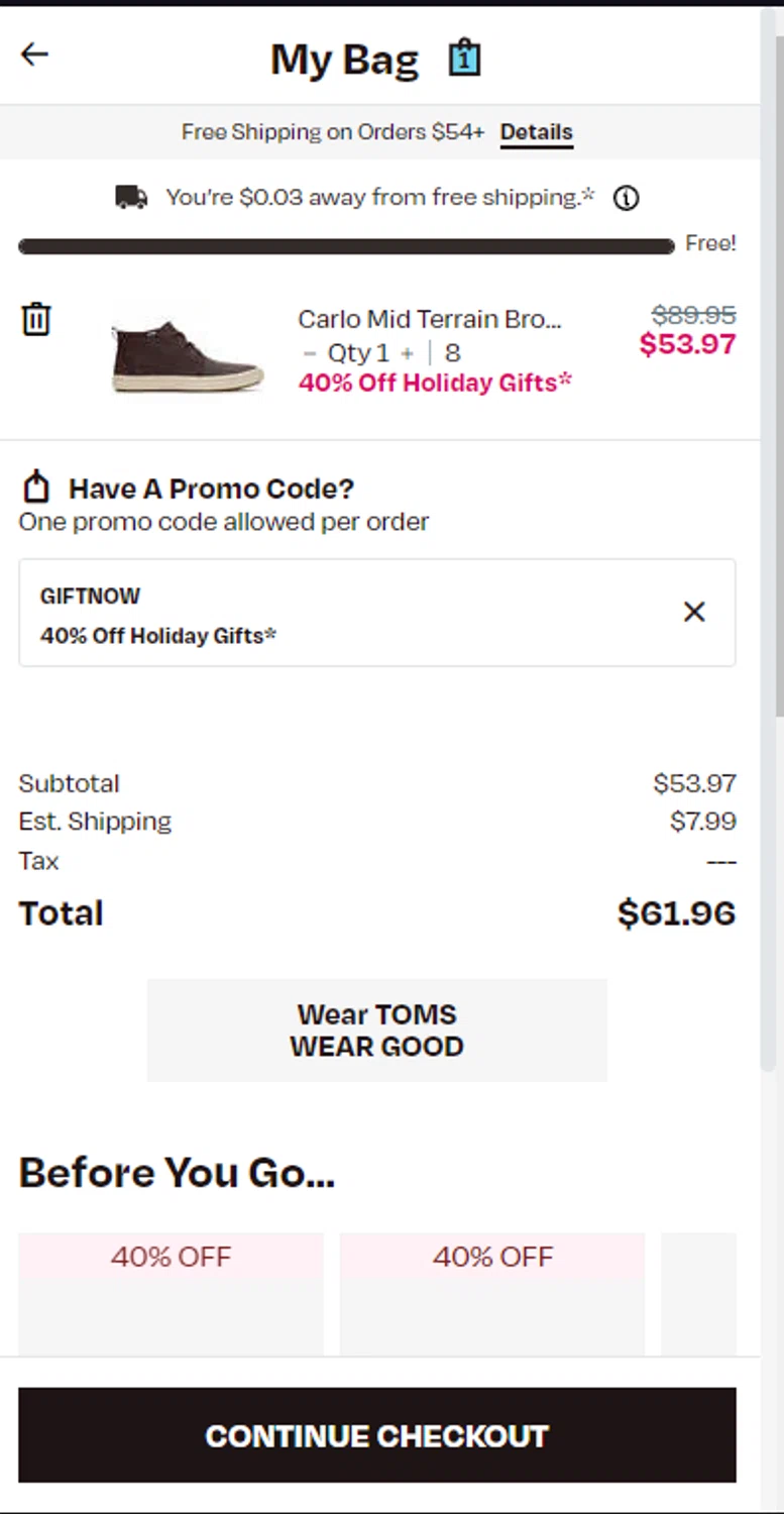 TOMS Promo Codes 30 Off December 2023